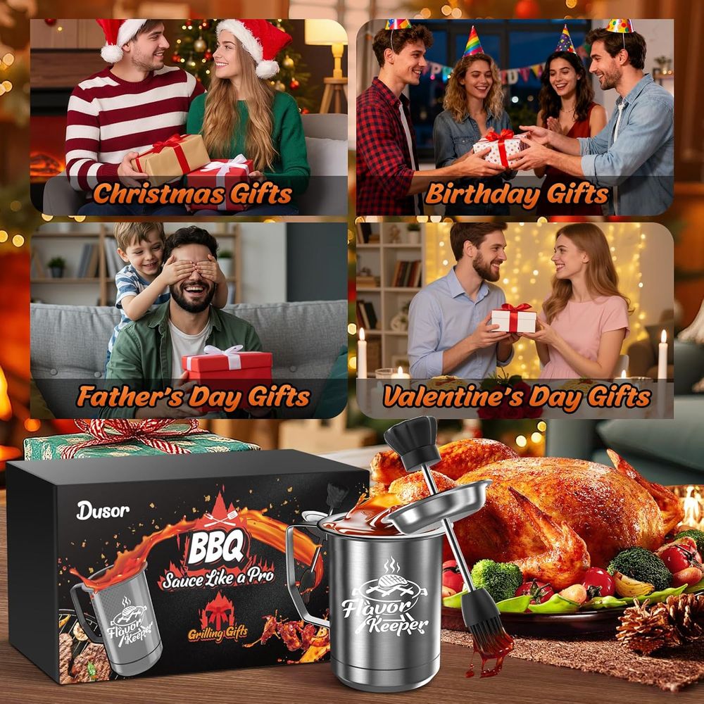 Men Women BBQ Sauce Pot and Ba - Kitchen Gadgets To Have review and price