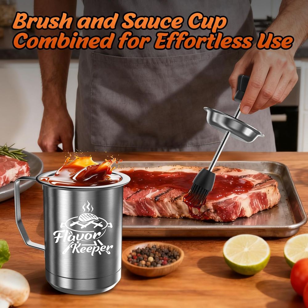 Men Women BBQ Sauce Pot and Ba - Kitchen Gadgets To Have review and price
