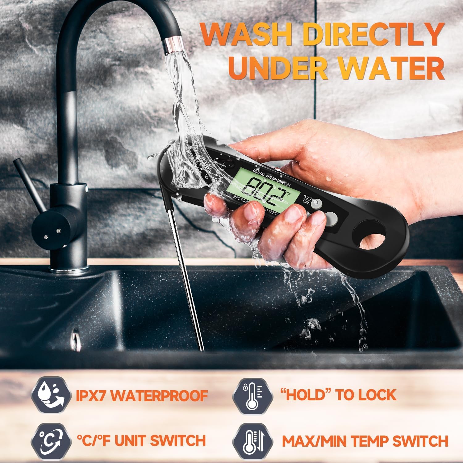 Digital Meat Thermometer Water - Meat Thermometer review and price