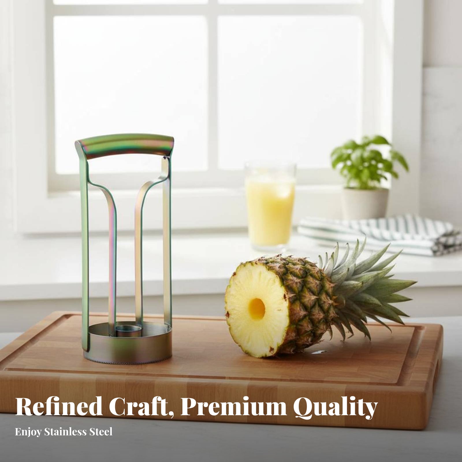 Stainless Steel Pineapple Cutt - Kitchen Gadgets Usa review and price