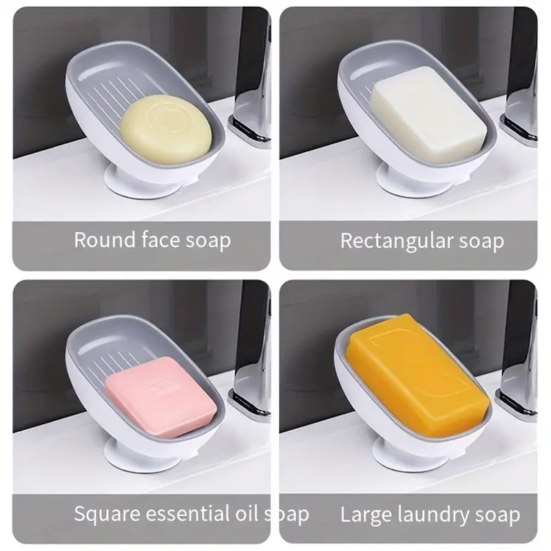 Suction Cup Soap Dish Drainabl - Kitchen Gadgets Luxury review and price