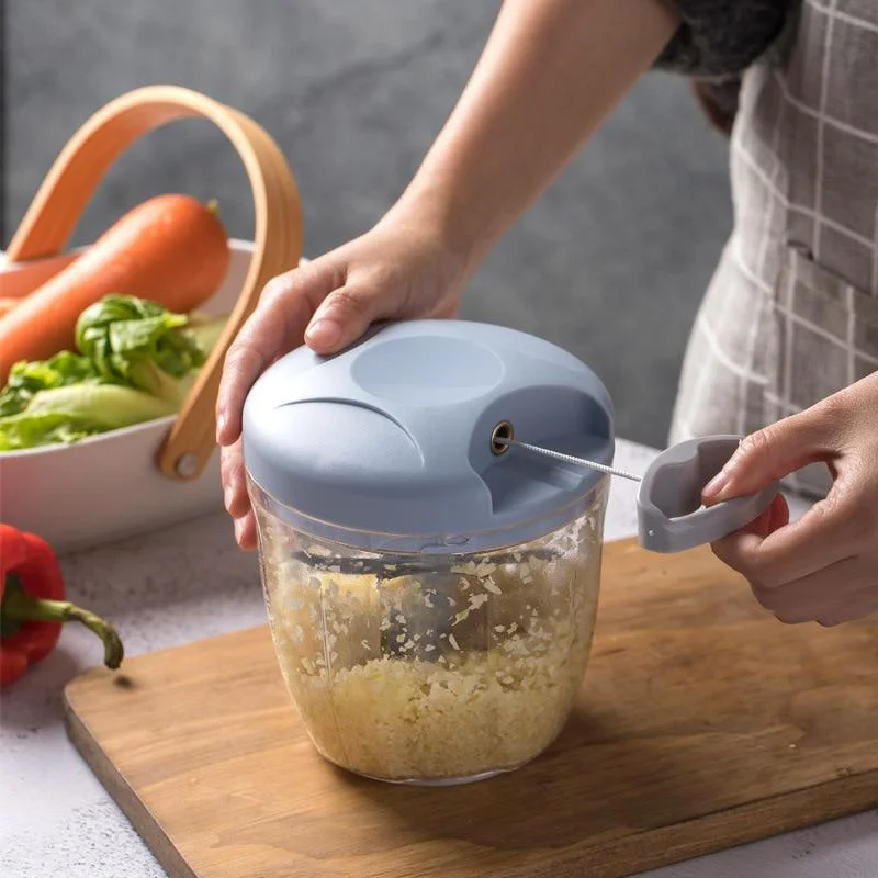 500/900ML Hand Chopper Manual  - Salad Spinner review and price