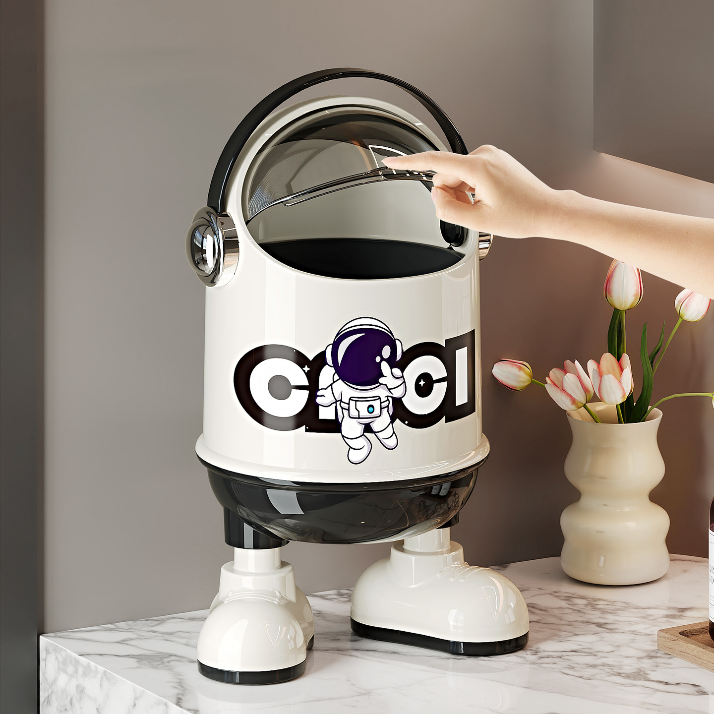 Large Size Space Garbage Bin C - Kitchen Gadgets Luxury review and price
