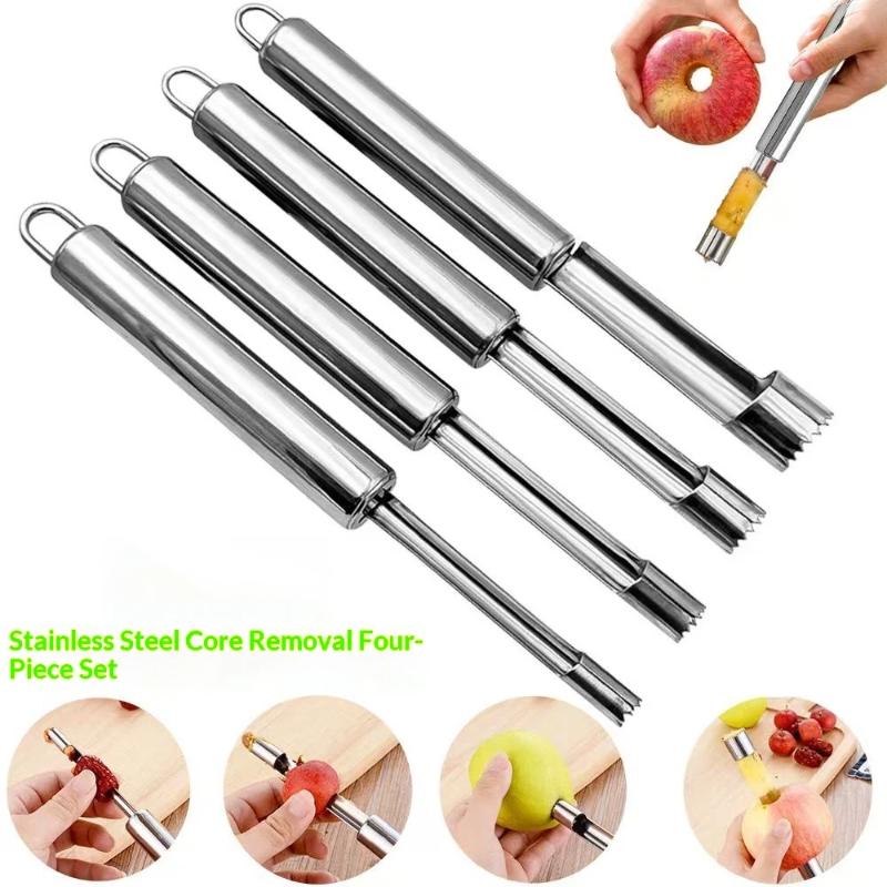 4pcs Fruit Core Remover Cutter - Kitchen Gadgets Usa review and price