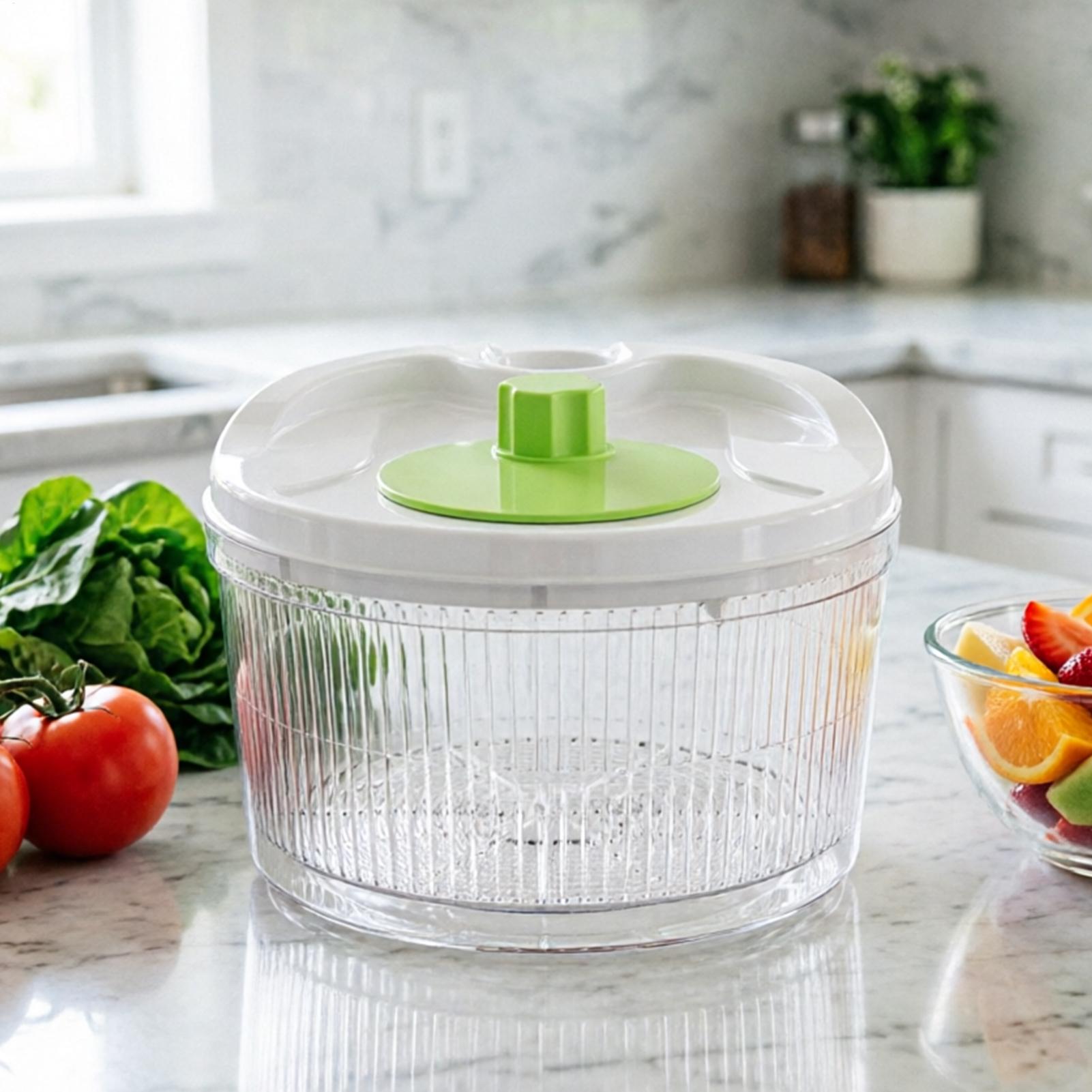 Salad Spinner with Drain Nozzl - Salad Spinner review and price