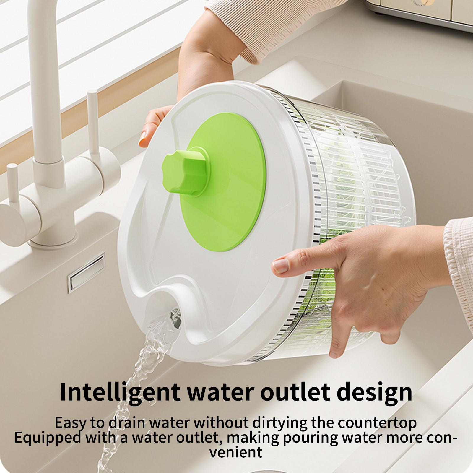 Salad Spinner with Drain Nozzl - Salad Spinner review and price