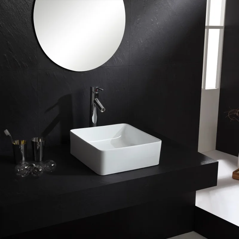 Square White Bathroom Counter  - Kitchen Gadgets Luxury review and price