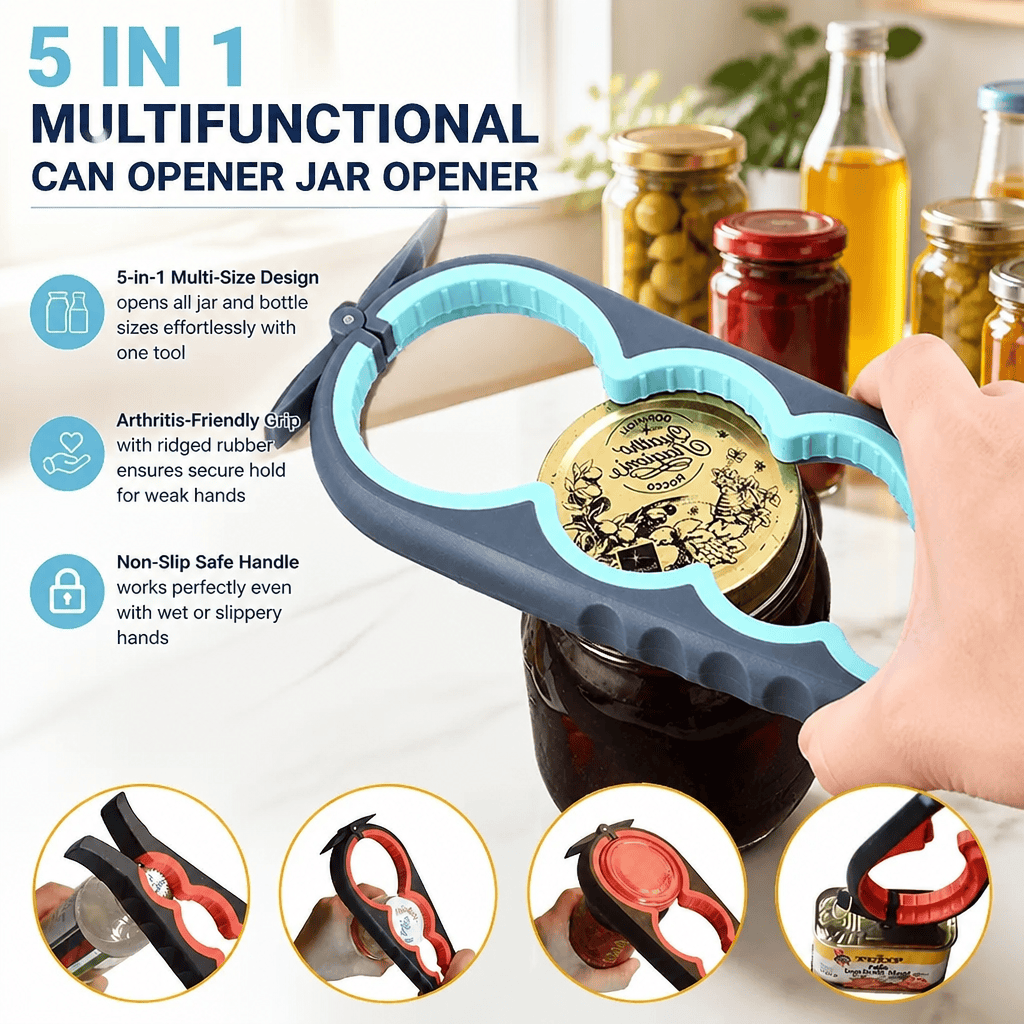 Jar Opener 5 In 1 Bottle Opene - Kitchenaid Kitchen Gadgets review and price