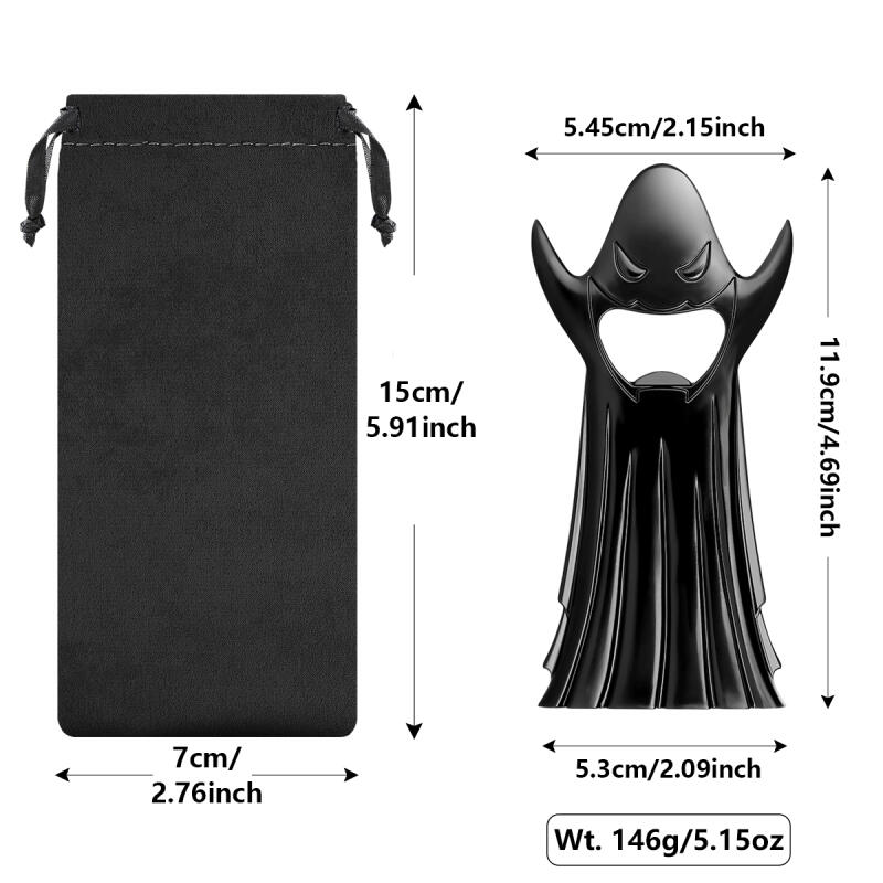 Dark Black Ghost Shape Metal B - Kitchen Gadgets Club review and price