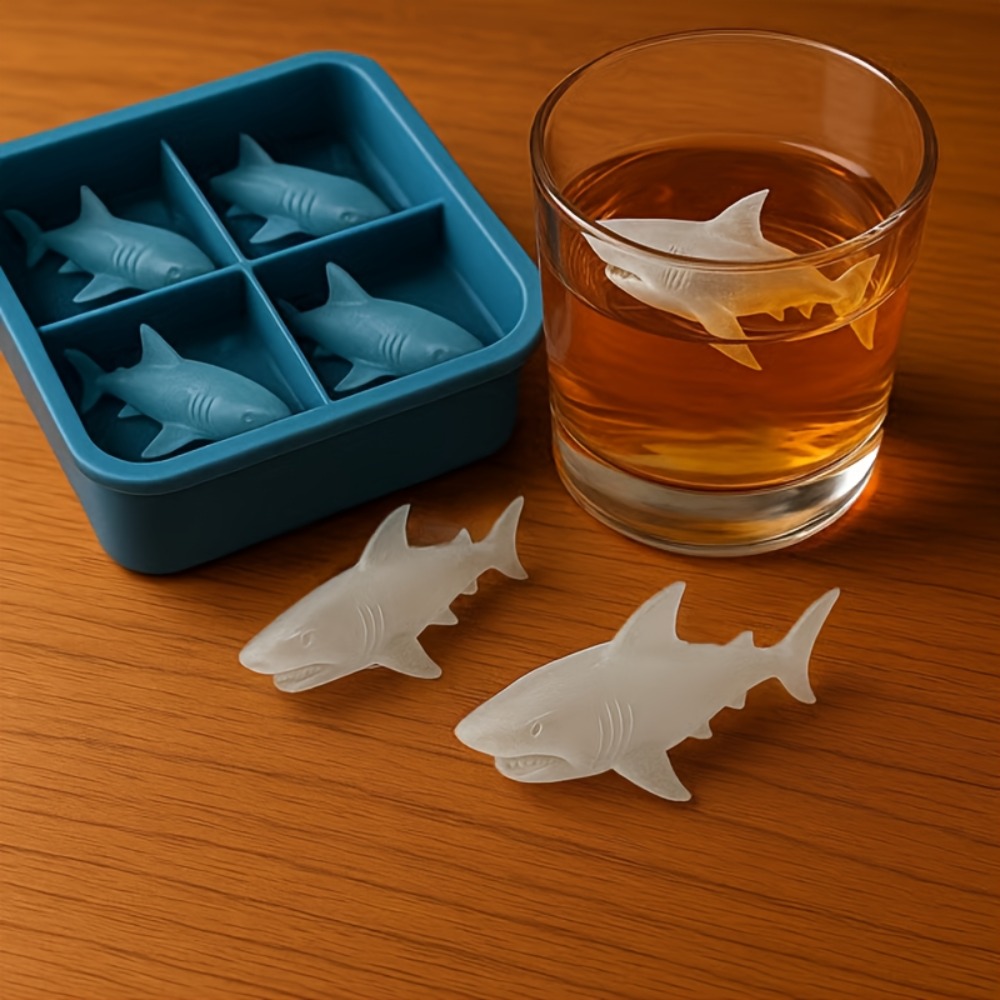 Shark Silicone Ice Cube Tray 4 - Kitchen Gadgets To Have review and price