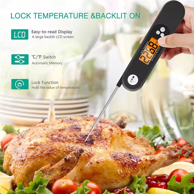 Digital BBQ Food Thermometer K - Meat Thermometer review and price